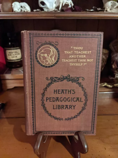 Heath's Pedagogical Library Psychology 1896 Vol 1 d.c. Heath Hardcover EX ODD