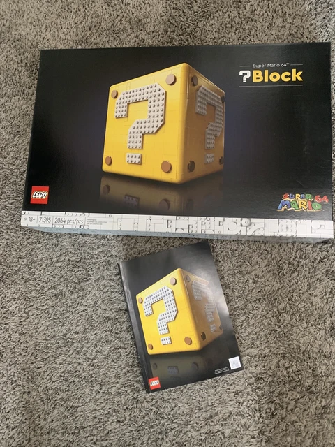 LEGO SUPER MARIO 64 Question Mark Block Set 71395 *BOX & MANUAL ONLY* £ ...