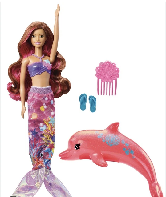 Barbie Dolphin Magic Isla Transforming Mermaid Doll  New In Box- Rare