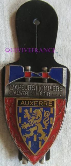 IN20671 - Distintivo Genieri Pompiers Auxerre, 89, ECU IN Rilievo