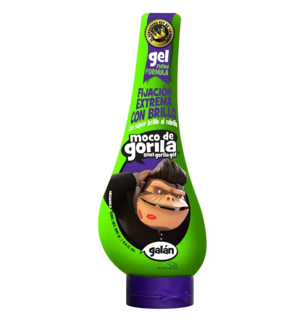 [ Moco de Gorila] Gorila Snot Gel Galan Pelo Verde Squizz Extra Brillo 352ml