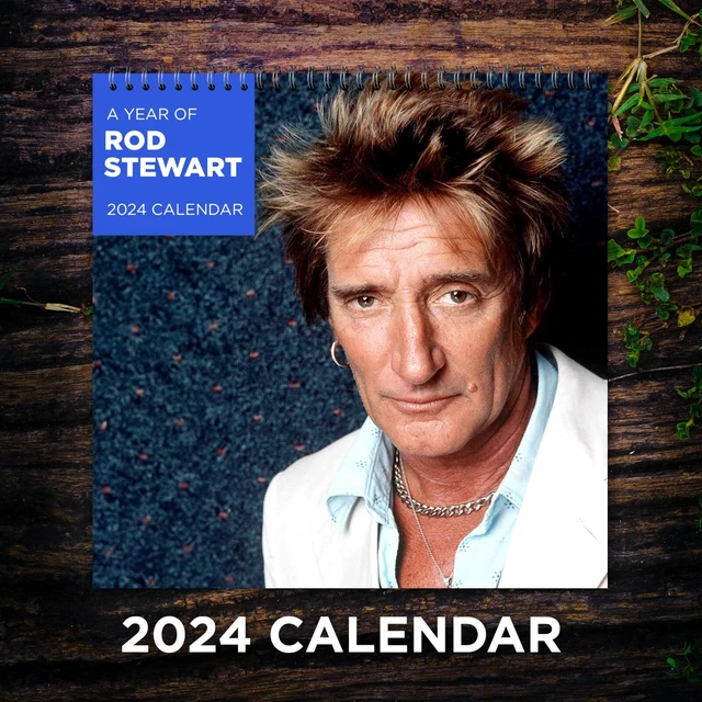 ROD STEWART CALENDAR 2025, Rod Stewart 2025 Celebrity Wall Calendar 24
