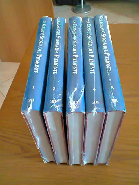 La Grande Storia del Piemonte, in 5 grandi volumi numerati a tiratura limitata