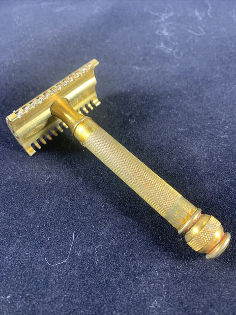Vintage Gillette Comb DE Safety Razor Ball End