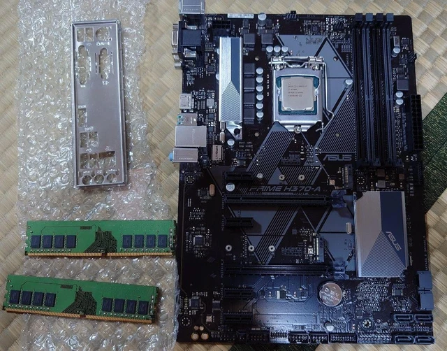 INTEL I7-8700K CPU ASUS PRIME H370-A Motherboard Hynix 8GB