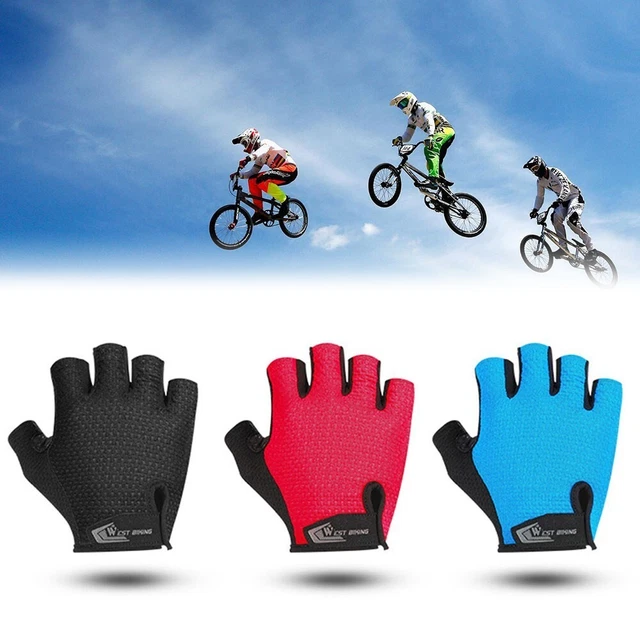 Gants de vélo minces et antidérapants pour vélos respirants et confortables (