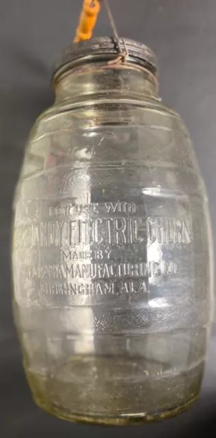 Vintage 3 Gallon Gem Dandy Electric Churn Jar antique pickle