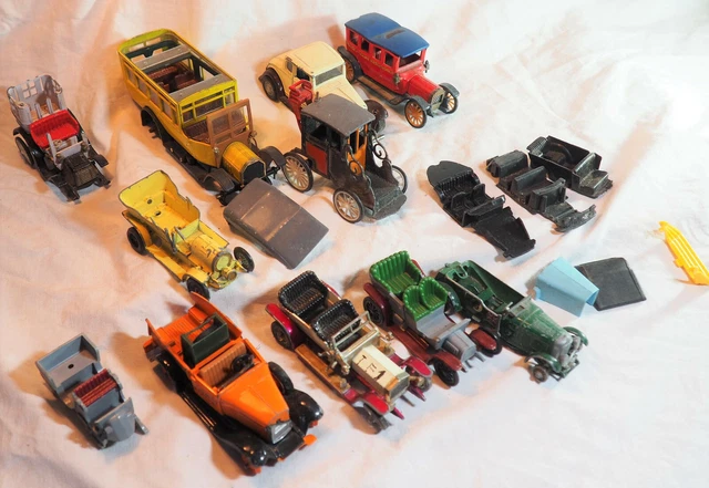 Kit - 7 voitures - diverses marques - 2 plastiques/5 résine , Vente aux