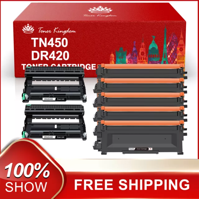 TN450 Toner DR420 Drum for Brother HL-2270DW HL-2240 2280DW MFC-7860DW 7360N Lot