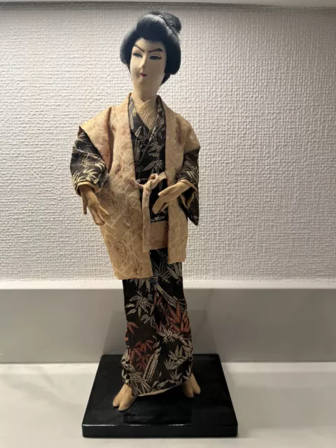 Vintage Very Rare Japanese Dolls Male Beautifully Detailed Approx 16”