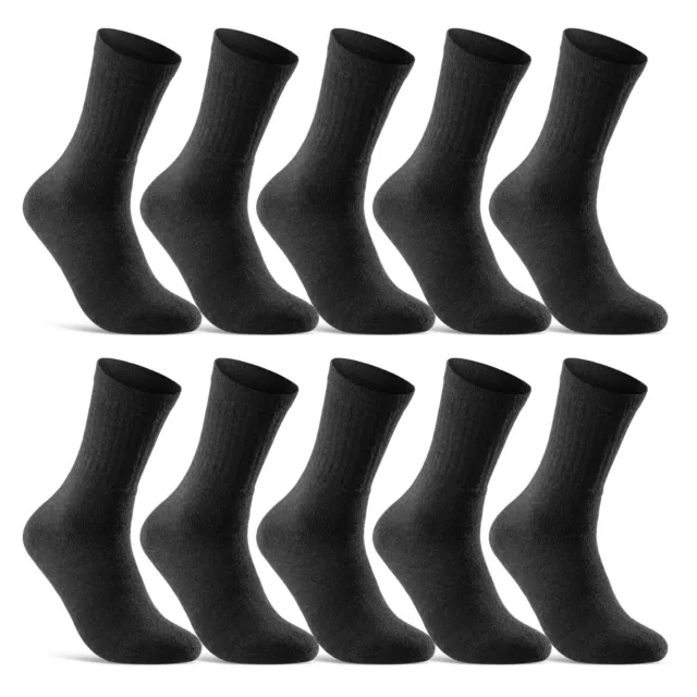10 a 100 pares de calcetines deportivos calcetines de trabajo calcetines de tenis para hombre y mujer 2