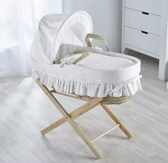 Cesta plegable Broderie Englaise Palm Moses - sin embalaje