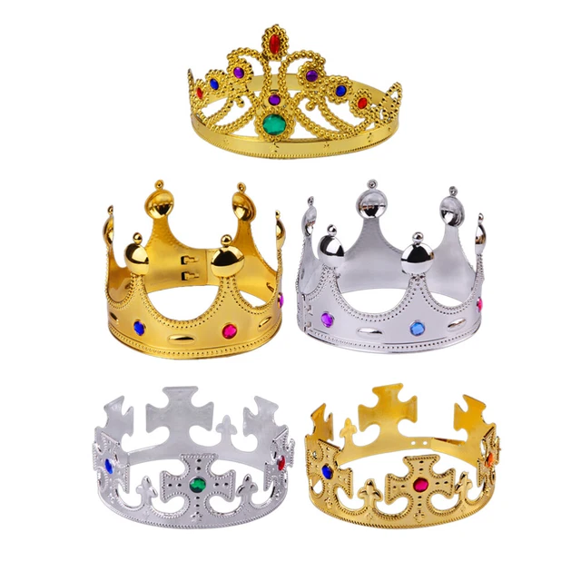 2 pz corona principessa festa di compleanno corone costumi pietre preziose per bambini