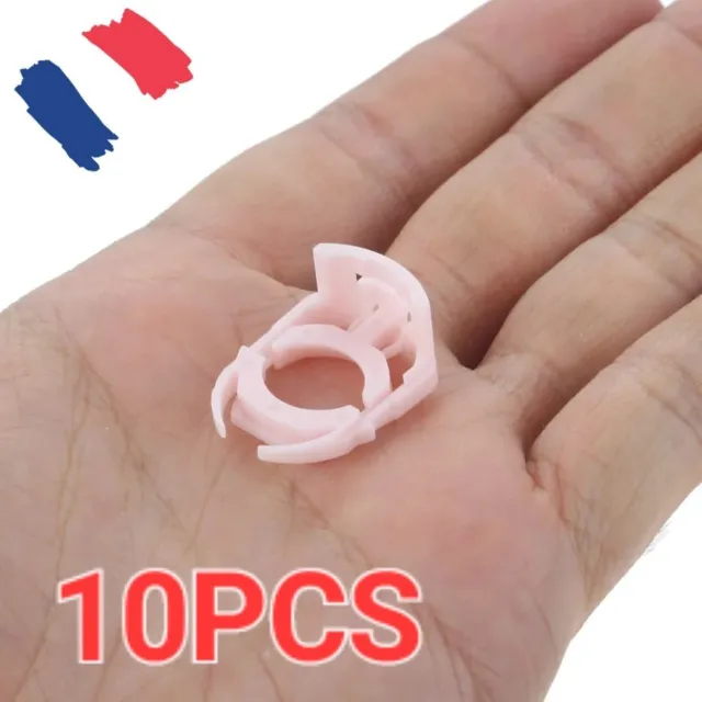 10 Clip fixation durite carburant FORD PEUGEOT CITROEN FIAT AUDI VW BMW  SEAT