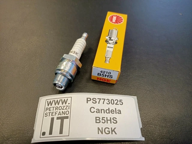 PS773025 CANDELA NGK B5HS Passo Corto Piaggio Moped Ciao Bravi Si Boxer Vespa