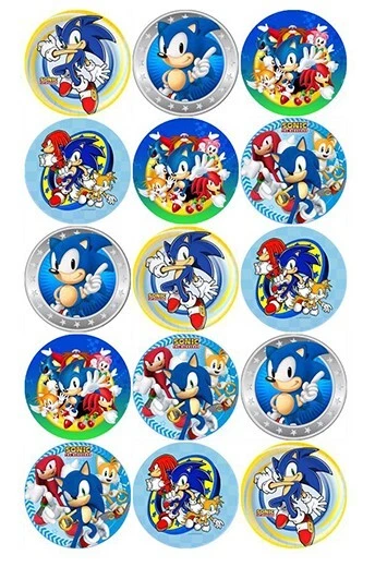Sonic The Hedgehog Edible Cake Topper – Perfect For Birthday Parties