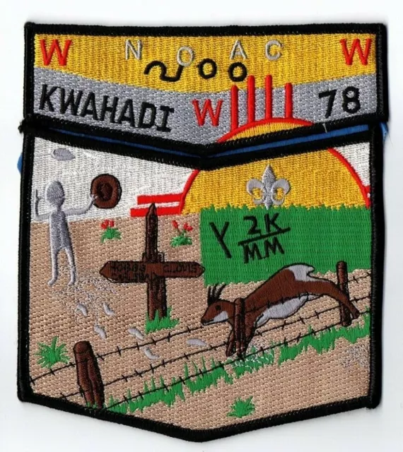 Boy Scout OA 78 Kwahadi Lodge 2000 NOAC Black Set