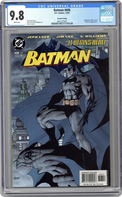 Batman #608B Lee Variant 2nd Printing CGC 9.8 2002 4061373001