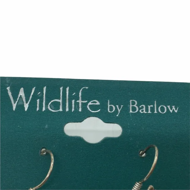 American Eagle Necklace & Earrings Set Barlow Women's Silver Tone New On Card 12