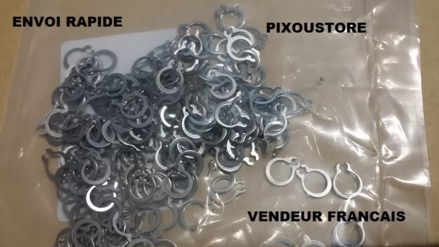 CIRCLIPS extérieur INOX 304 pour alésage Ø7 lot au choix