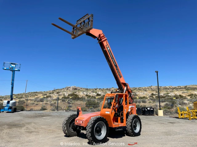 2014 Skytrak 6042 42ft 6,000 lbs Telescopic Reach Forklift Telehandler bidadoo