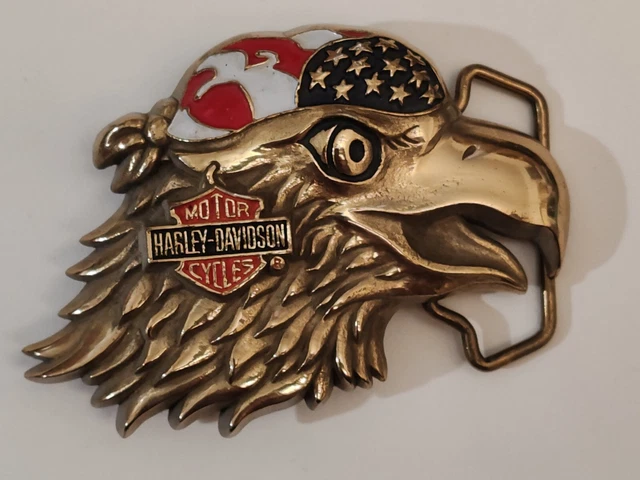 Boucle De Ceinture Collector Harley-Davidson - Aigle USA - Année 1993 - Occasion