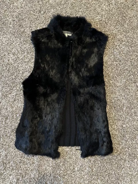 Harold’s  Authentic Rabbit Fur Vest Size S