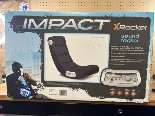 IMPACT X ROCKER GAMING CHAIR SOUND ROCKER EZ2003426 Fold Up For Storage IMPACT X ROCKER GAMING CHAIR SOUND ROCKER EZ2003426 Fold Up For Storage