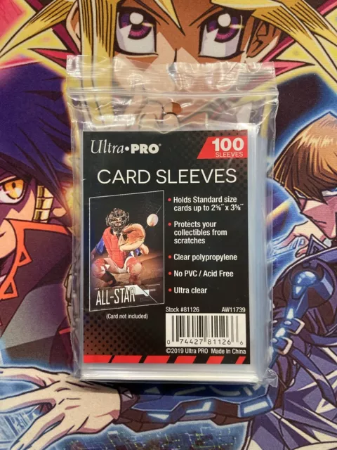 Protège-cartes Pokémon - Sleeves x100 Ultra PRO Standard Stor Safe Transparent