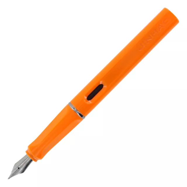 JinHao 599A Plastique Stylo Plume ,Moyen Pointe - Orange 3