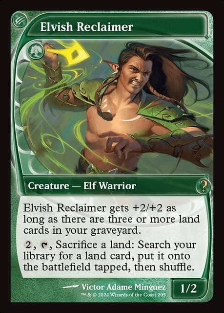 ELVISH RECLAIMER X1 1x FOIL Mystery Booster 2 Future Sight