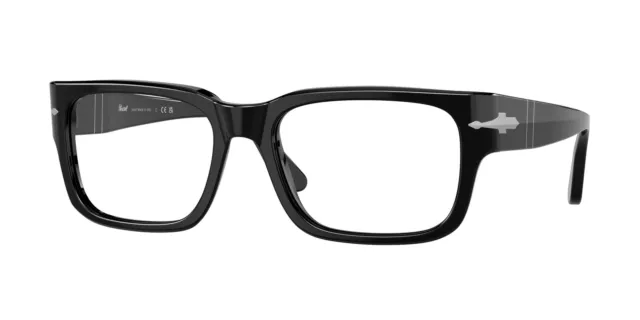 NEW Persol 3315V Eyeglasses 95 Black 100% AUTHENTIC