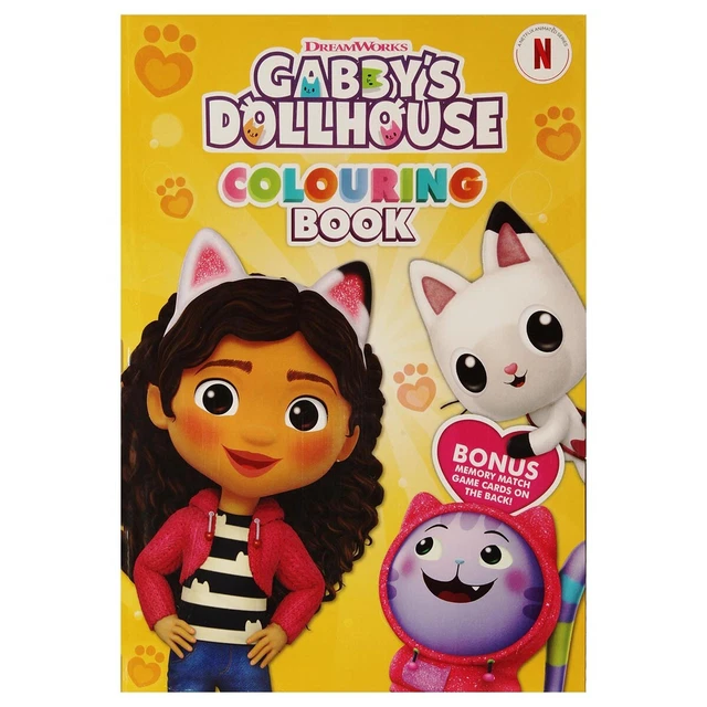 Kit D'Activités Et Coloriage Gabby's Dollhouse - Livre, Feutres Gel Et Autocollants, 3 Ans Et +