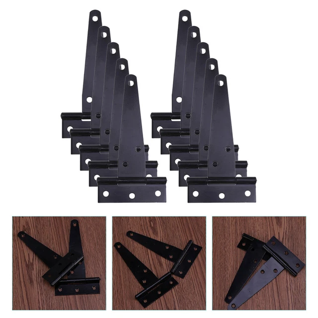 10 Pcs Triangle Hinge Gate Hinges Galvanized Fence Heavy Duty