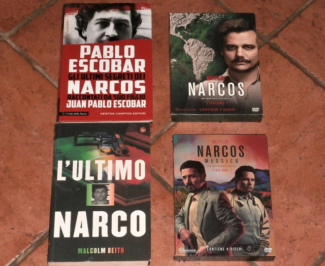 Pablo Escobar Narcos + El Chapo L'Ultimo Narco Messico Cofanetti DVD + Libri