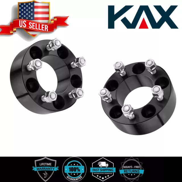 2pcs 2" 5x4.5 to 5x4.5 1/2 x20 82.5mm Wheel Spacers for 1984-2001 Jeep Cherokee