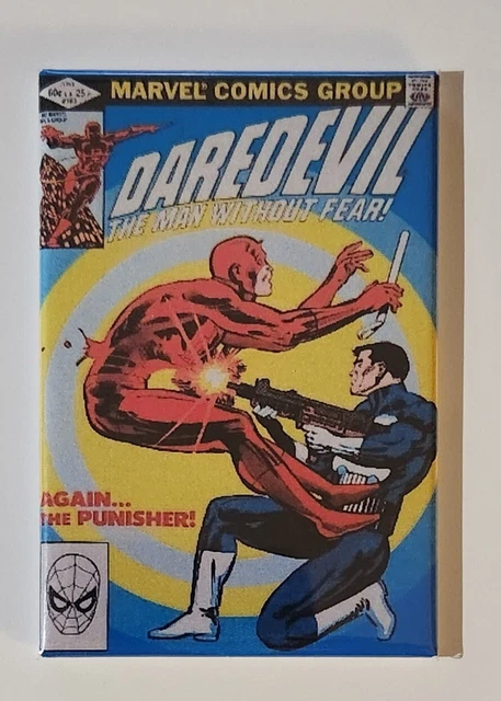 Marvel Comics Daredevil Face Screaming Comic Art Refrigerator Magnet NEW UNUSED