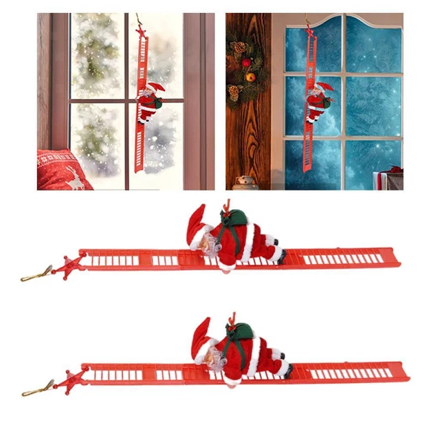 Weihnachtsmann Kletterleiter Puppe Kinderspielzeug Weihnachtsdekoration Festival