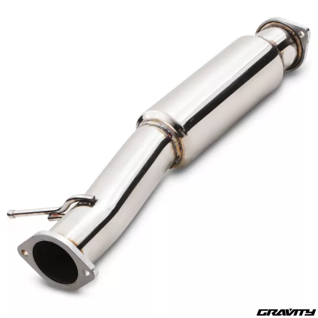 3" Resonated Stainless Steel Exhaust Decat Pipe For Ford Focus Mk2 Rs 2.5 09-11