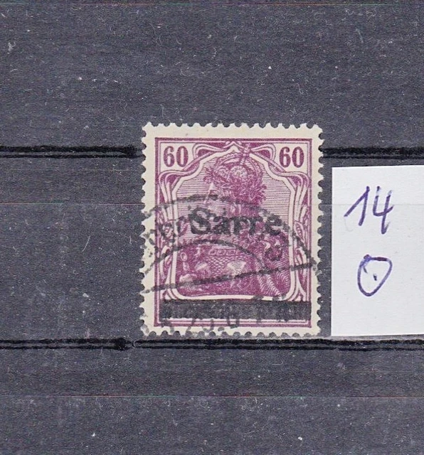 saargebiet bis 1934: Mi. Nr.14 gestempelt