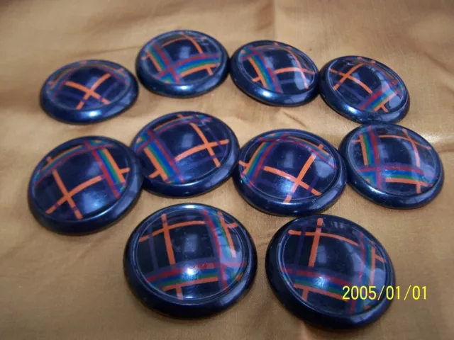 Anciens boutons : 1 bouton en métal et bakélite . Art Déco. 45mm.  N°536