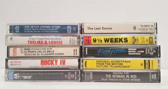 LOTTO di n. 10 MUSICASSETTE - Genere COLONNE SONORE 3