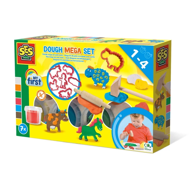 SES Creative 14438 My First-Dough mega Set with Tools