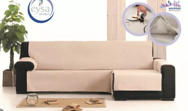 Funda de sofa chaise longue sillon de 1,2,3,4 plazas tela impermeable Eysa