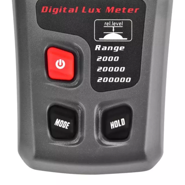 Luxmetro digitale misuratore di luce LCD illuminometro per misurazione luminosità