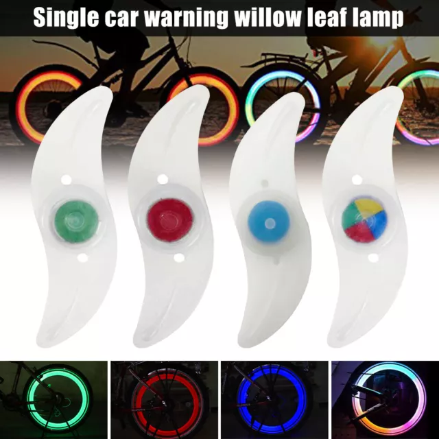 SPOKE REFLECTOR LED glow light up Bicycle Bike Wheel Tire FOR CYCLING safety