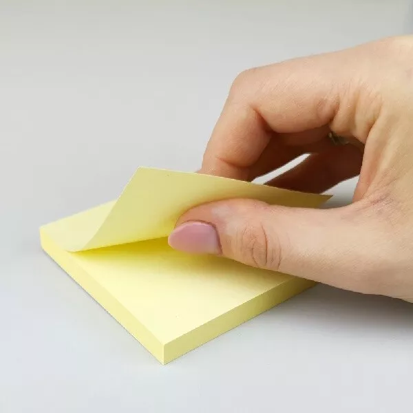 10 x 100 Stück Haftnotizen 76 x 76 mm gelb Klebezettel Post Notes Notizblock