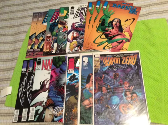 Lot of 15 Image Comics Savage Dragon, Union, The Nameless, Weapon Zero All VF/NM