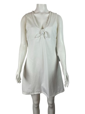 Victorias Secret Bra Tops Dress Large White V-Neck Casual Shift Sleeveless