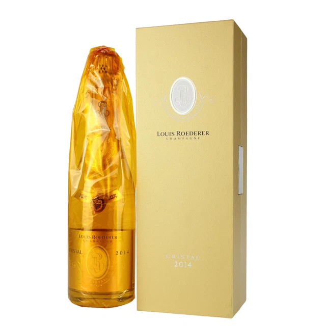 1 Bott da 0,75 CHAMPAGNE CRISTAL  2014 BRUT IN COFFRE LOUIS ROEDERER 96/100 R.P.